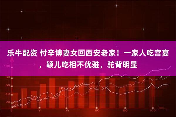 乐牛配资 付辛博妻女回西安老家！一家人吃宫宴，颖儿吃相不优雅，驼背明显